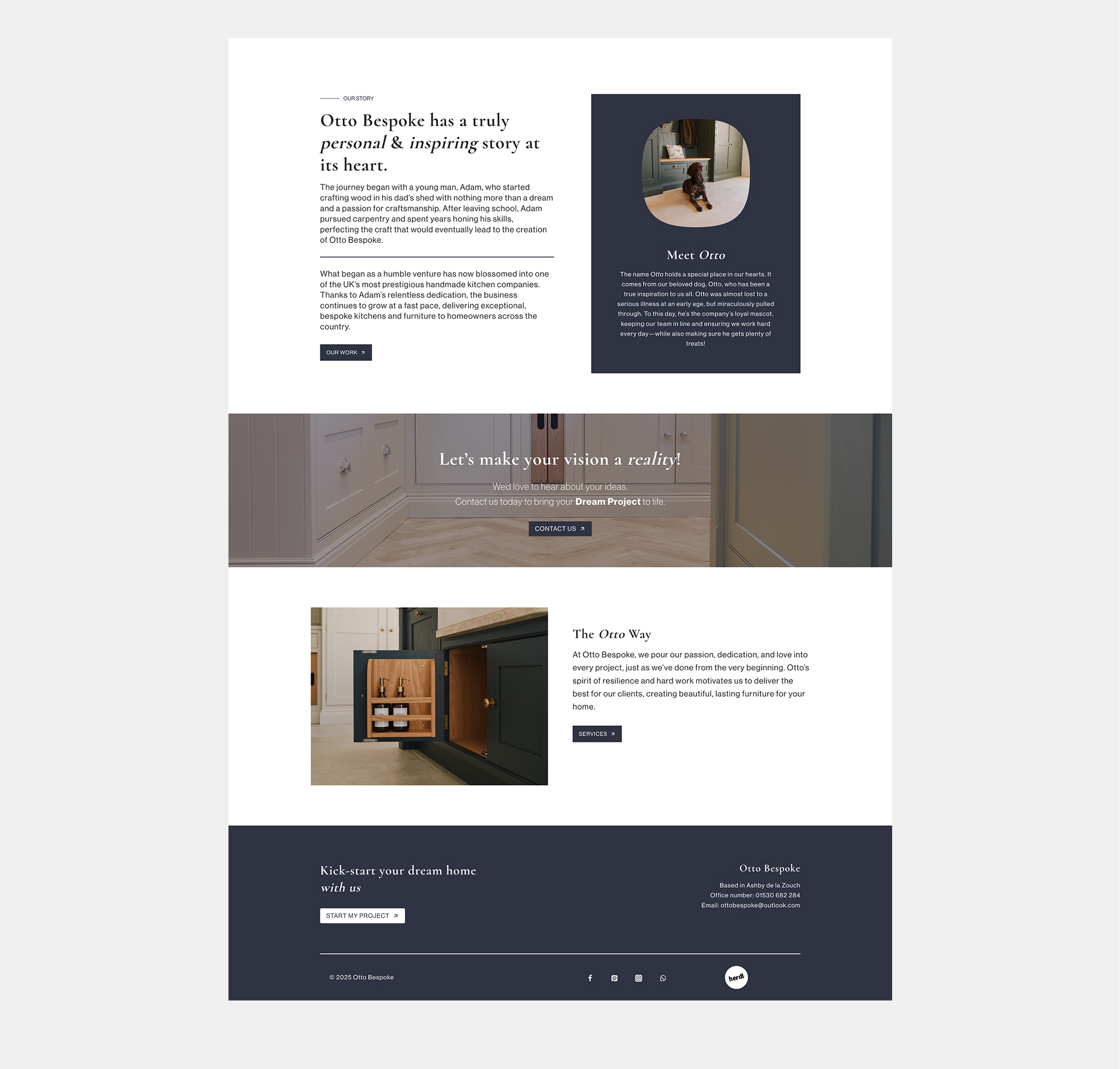 Graphic depicting UI-styled buttons with different categories of interior design items on top of an image of a modern interior living room.